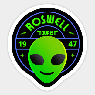 Roswell Tourist Sticker